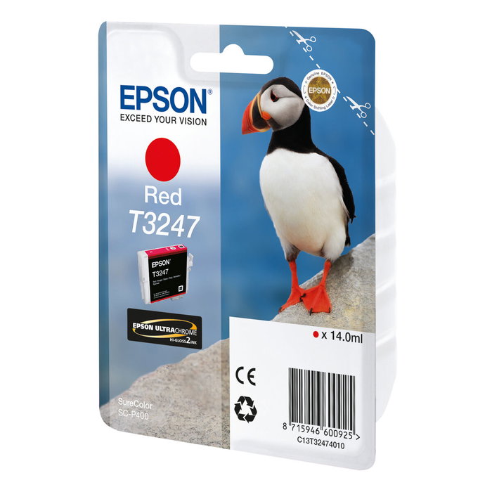 Epson Cartucho de Tinta T3247 Rojo