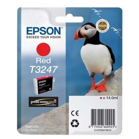 Epson Cartucho de Tinta T3247 Rojo