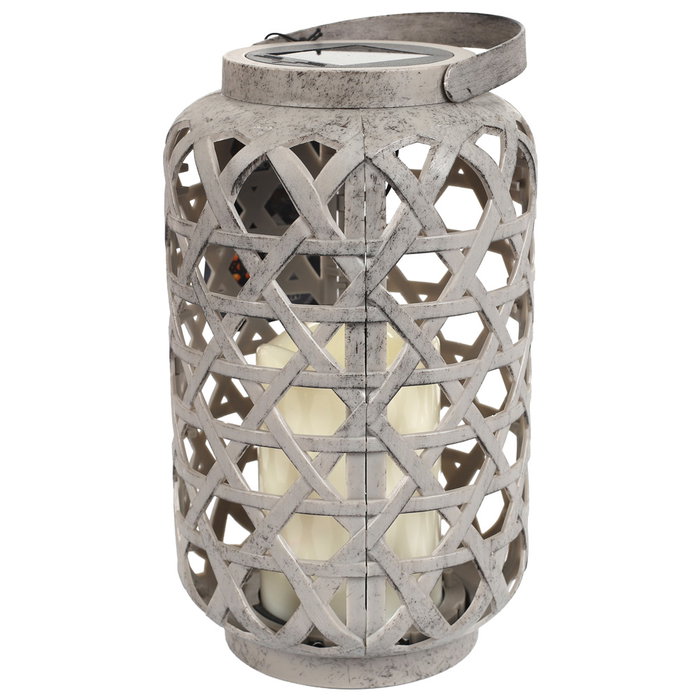 Home Deco Factory Lámpara Solar Efecto Vela