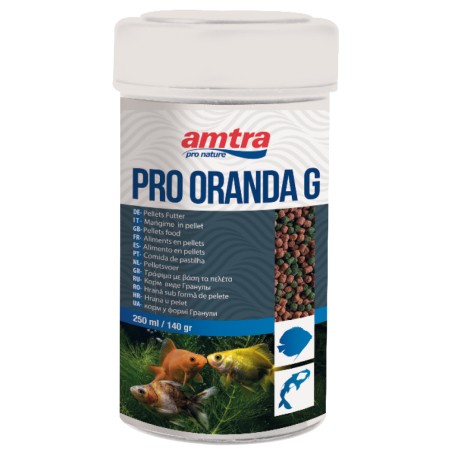 Nayeco Amtra Pro Oranda 250 mL Alimento para peces de colores, Carpin dorado y Koi en acuario