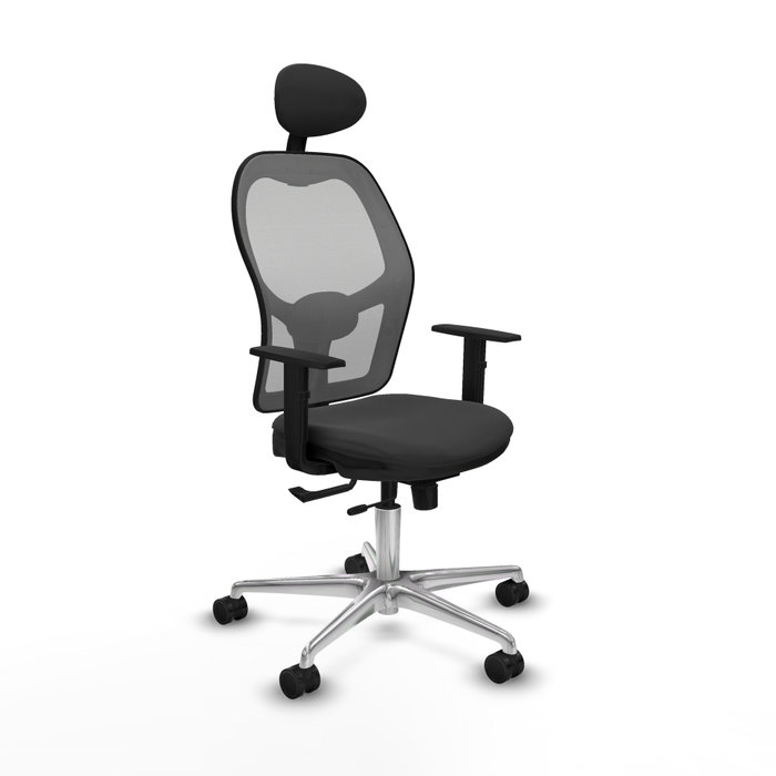 PIQUERAS Y CRESPO Silla de oficina Jorquera Gris con mecanismo Sincro/Traslack PIQUERAS Y CRESPO Silla de oficina Jorquera Gris con mecanismo Sincro/Traslack