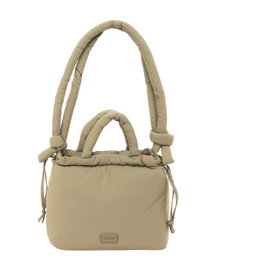 Safta Bolso Moos Capsula Acolchado Beige