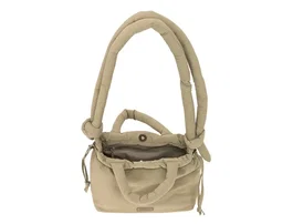 Safta Bolso Moos Capsula Acolchado Beige