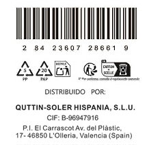 Quttin Cuchillo Multiusos Filo 11 cm Kasual (48 Unidades)
