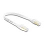 DeLOCK Cable Ethernet Plano Cat.8.1 U/FTP 40 Gbps 0,25 m Blanco