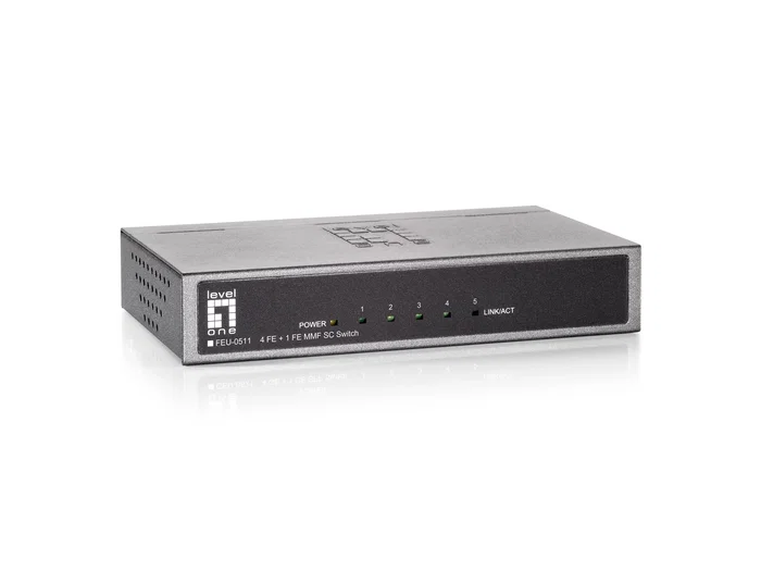 Level One FEU-0511 Switch Fast Ethernet con 1 Puerto de Fibra SC Multimodo Level One FEU-0511 Switch Fast Ethernet con 1 Puerto de Fibra SC Multimodo