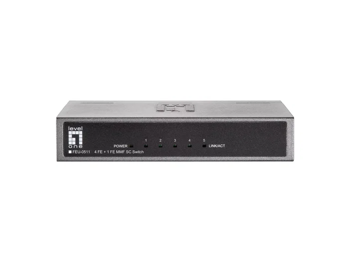 Level One FEU-0511 Switch Fast Ethernet con 1 Puerto de Fibra SC Multimodo Level One FEU-0511 Switch Fast Ethernet con 1 Puerto de Fibra SC Multimodo