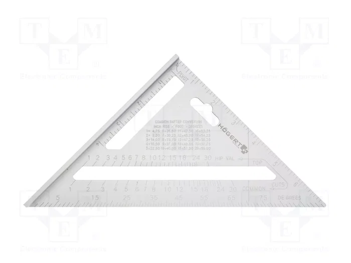 HÖGERT TECHNIK Escuadra de carpintero en aluminio HÖGERT TECHNIK Escuadra de carpintero en aluminio