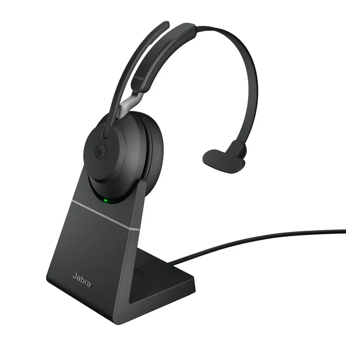 Jabra Evolve2 65 Auriculares Inalámbricos Diadema Oficina UC Bluetooth con Cancelación de Ruido y Certificación Microsoft Teams - Negro