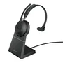 Jabra Evolve2 65 Auriculares Inalámbricos Diadema Oficina UC Bluetooth con Cancelación de Ruido y Certificación Microsoft Teams - Negro