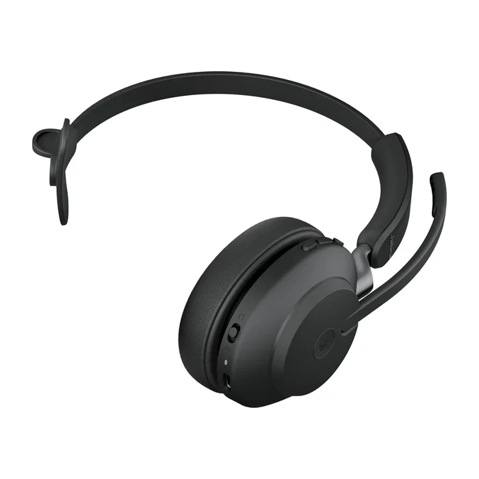 Jabra Evolve2 65 Auriculares Inalámbricos Diadema Oficina UC Bluetooth con Cancelación de Ruido y Certificación Microsoft Teams - Negro