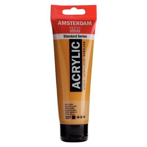 AMSTERDAM Pintura Acrílica Ocre Amarillo (Set de 3)