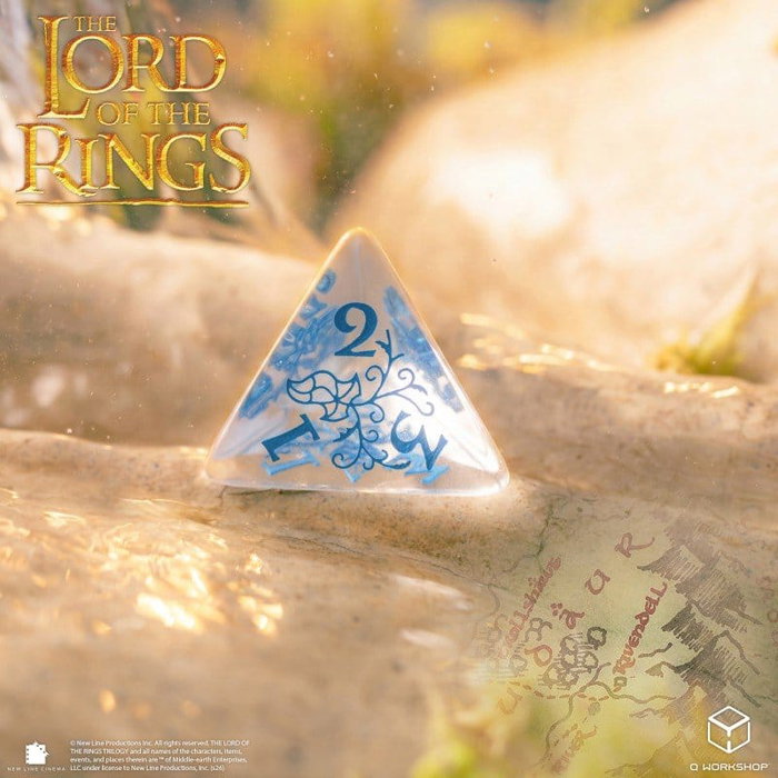 Q Workshop El Señor de los Anillos Set de 7 Dados Rivendell (Agua) Q Workshop El Señor de los Anillos Set de 7 Dados Rivendell (Agua)