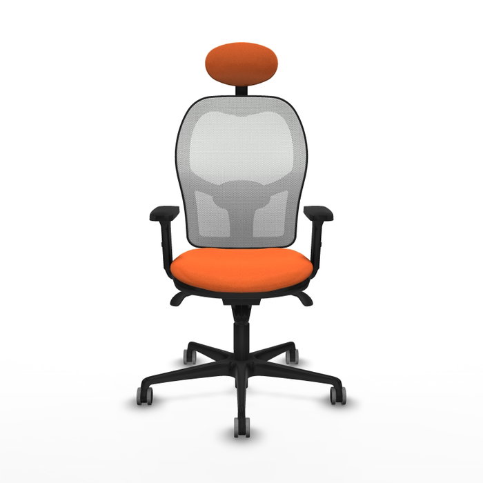 PIQUERAS Y CRESPO Silla de oficina Jorquera Naranja y Blanco PIQUERAS Y CRESPO Silla de oficina Jorquera Naranja y Blanco