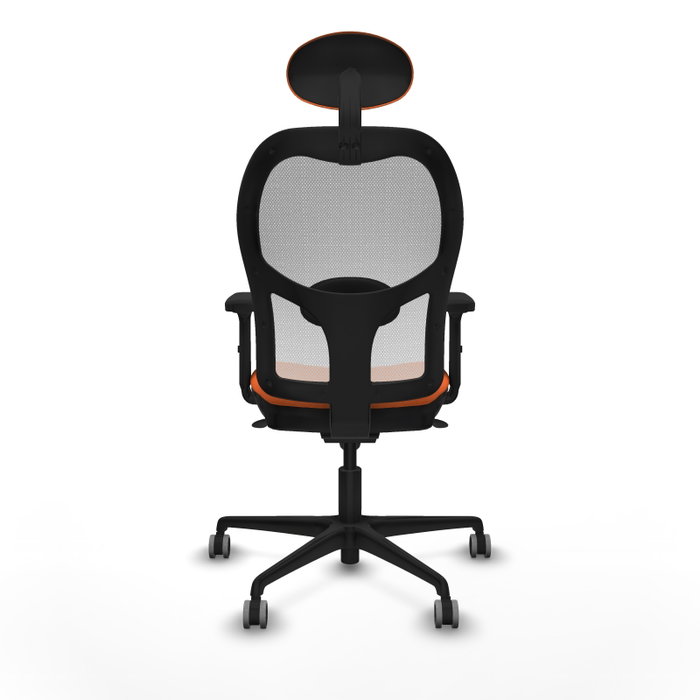 PIQUERAS Y CRESPO Silla de oficina Jorquera Naranja y Blanco PIQUERAS Y CRESPO Silla de oficina Jorquera Naranja y Blanco