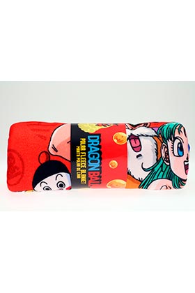 Personajes Y Bola Manta Polar 100X150 Cm Dragon Ball