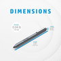 HP MPP 1.51 Pen Lápiz Compatible Microsoft con 2 Botones Personalizables, Punta de Precisión y 18 Meses de Batería para Portátiles HP