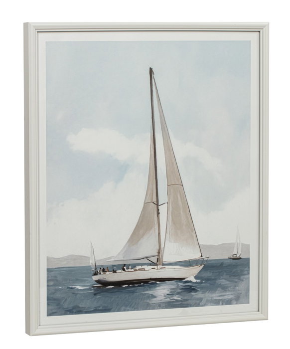 DKD Home Decor Cuadro Atlantico 4 Unidades Azul Velero Lienzo y PS 52.5 x 3 x 62.5 cm DKD Home Decor Cuadro Atlantico 4 Unidades Azul Velero Lienzo y PS 52.5 x 3 x 62.5 cm