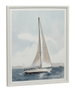 DKD Home Decor Cuadro Atlantico 4 Unidades Azul Velero Lienzo y PS 52.5 x 3 x 62.5 cm