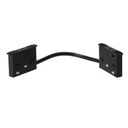 BX3 LIGHT Módulo Conexión Esquina para Carril 10mm Acabado Negro