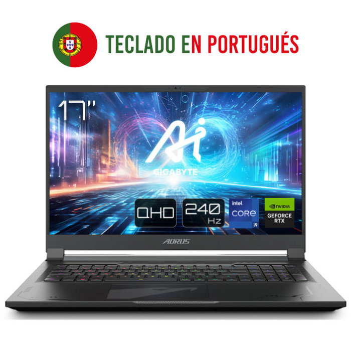 GIGABYTE AORUS AZG-65PT665SH Intel Core i9-13980HX 32GB 2TB RTX 4090 17.3 QHD GIGABYTE AORUS AZG-65PT665SH Intel Core i9-13980HX 32GB 2TB RTX 4090 17.3 QHD
