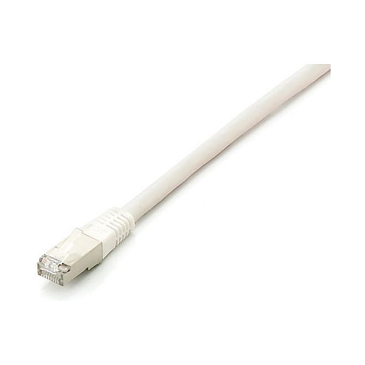 EQUIP 645611 Cable de Red Cat6A S/FTP con Conectores RJ45, 2m, Blanco, Pack de 10 Unidades