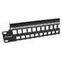 EQUIP Patch Panel 48x Cat6 19 pulg. UTP Keystone Negro
