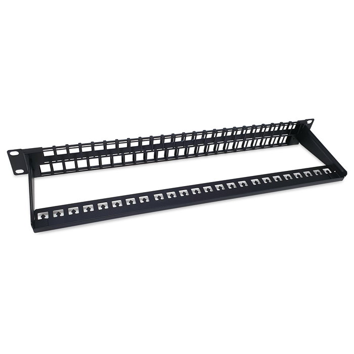 EQUIP Patch Panel 48x Cat6 19 pulg. UTP Keystone Negro