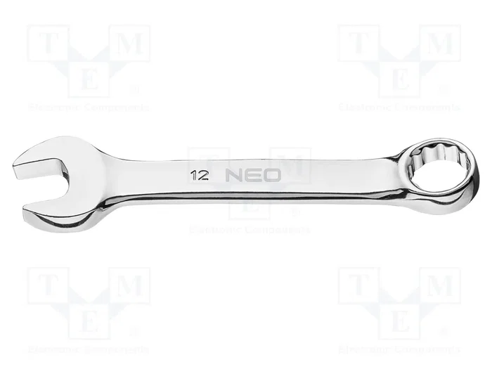 NEO TOOLS Llave plana-estriada bilateral de 12 mm NEO TOOLS Llave plana-estriada bilateral de 12 mm