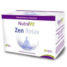 NUTRAVIT Zen Relax 30 Cap | Complemento alimenticio para el sistema nervioso, sin somnolencia ni dependencia