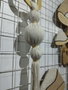 DKD Home Decor Decoración de Pared de Algodón con Bolas Surtida