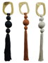 DKD Home Decor Decoración de Pared de Algodón con Bolas Surtida