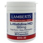 LAMBERTS L-Histidina HCl 500 mg 30 cápsulas