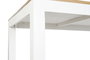 DKD Home Decor Daniela Mesa Comedor Urban Blanco Marron Madera Mango Acacia 100 x 80 x 200 cm