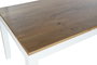 DKD Home Decor Daniela Mesa Comedor Urban Blanco Marron Madera Mango Acacia 100 x 80 x 200 cm