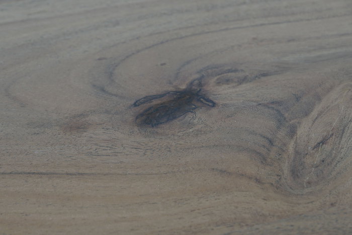 DKD Home Decor Daniela Mesa Comedor Urban Blanco Marron Madera Mango Acacia 100 x 80 x 200 cm