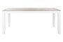 DKD Home Decor Daniela Mesa Comedor Urban Blanco Marron Madera Mango Acacia 100 x 80 x 200 cm