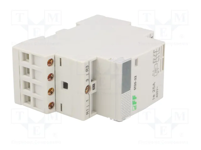 F&F Contactor 4-polar de instalación 25A 230VAC