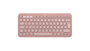 Logitech K380s Pebble Keys 2 Teclado Bluetooth Compacto y Silencioso Multi-Dispositivo, Fabricado con Plástico Reciclado, Batería de Larga Duración