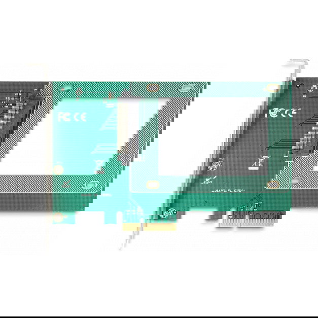 DeLOCK PCIe x4 a 1 x Interno U.2 NVMe SFF-8639 Tarjeta Adaptadora - PCI Express 4.0 para PC - Soporte TRIM, Windows y Linux