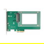 DeLOCK PCIe x4 a 1 x Interno U.2 NVMe SFF-8639 Tarjeta Adaptadora - PCI Express 4.0 para PC - Soporte TRIM, Windows y Linux