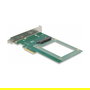 DeLOCK PCIe x4 a 1 x Interno U.2 NVMe SFF-8639 Tarjeta Adaptadora - PCI Express 4.0 para PC - Soporte TRIM, Windows y Linux