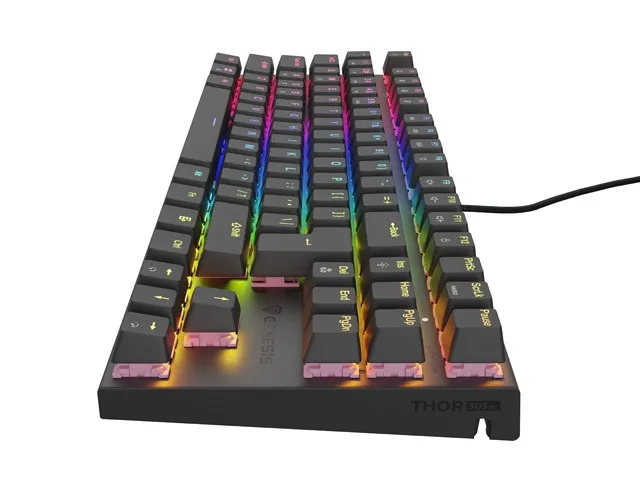 Genesis Thor 303 TKL Outemu Silent Peach Negro