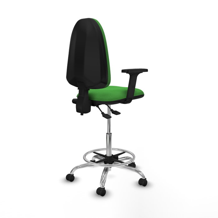 PIQUERAS Y CRESPO Taburete Aýna Verde con Mecanismo de Doble Maneta PIQUERAS Y CRESPO Taburete Aýna Verde con Mecanismo de Doble Maneta