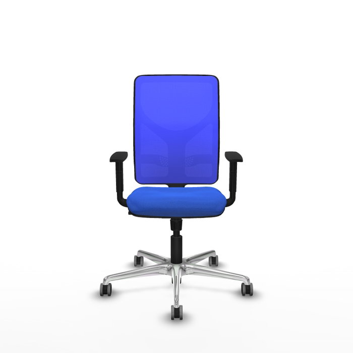 PIQUERAS Y CRESPO Silla de oficina Motilla Azul con Mecanismo Sincro