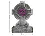 Lápida Cruz Celta Con Relieve Violeta 53x36 cm
