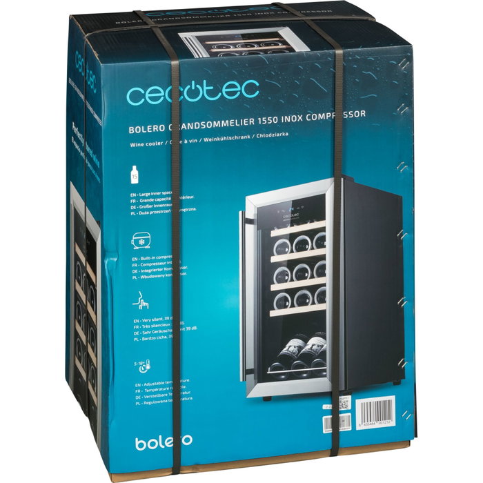Cecotec Vinoteca GrandSommelier 1550 Inox Cecotec Vinoteca GrandSommelier 1550 Inox
