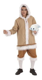 Creaciones Llopis Disfraz Adulto Esquimal Hombre Talla L
