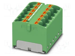 PHOENIX CONTACT PTFIX 12X4 GN Conector de carril Push-in