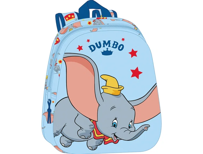 SAFTA Mochila Infantil 3D Dumbo Disney 8,64 L